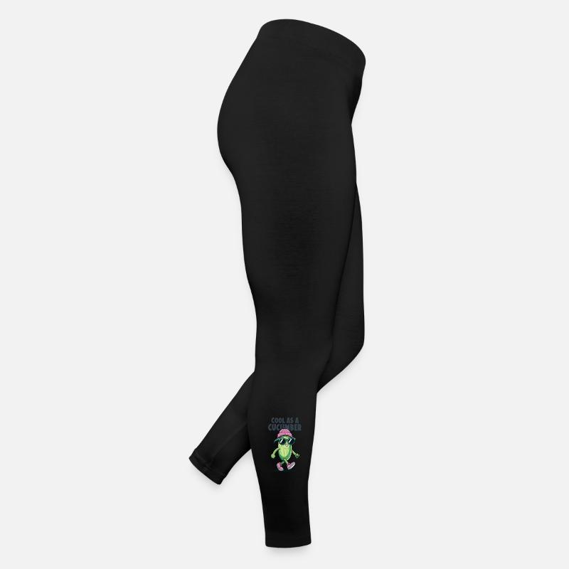 Cool wie eine Gurke Cartoon Frauen Jersey Leggings