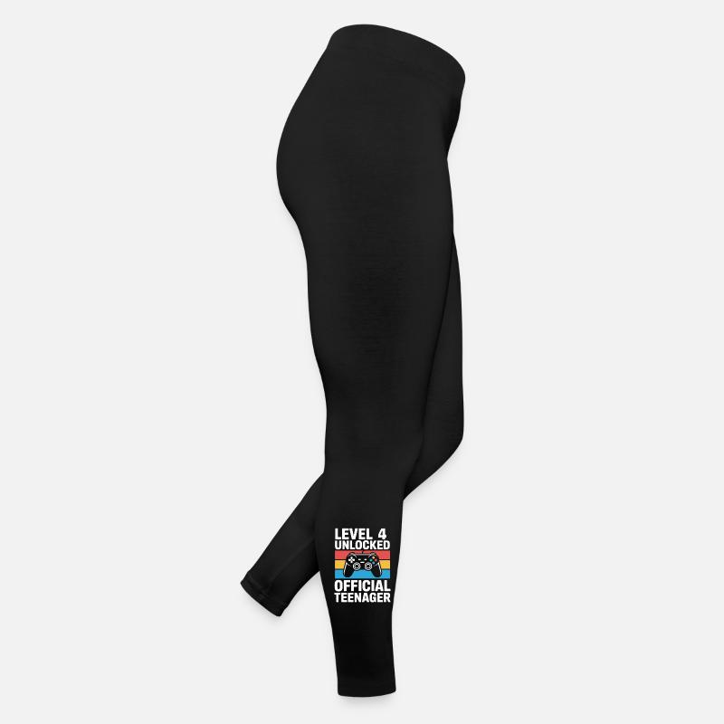 Level 4 Freigeschalteter Geburtstags-Gamer-Geburtstag Frauen Jersey Leggings