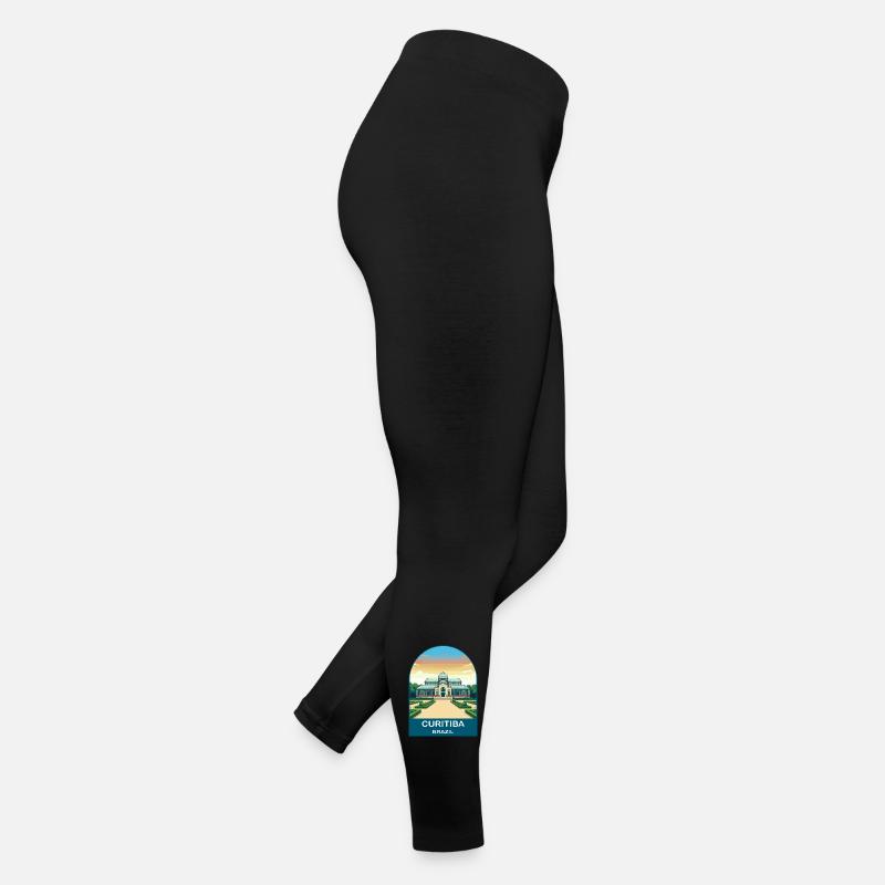 Curitiba Brasilien Botanischer Garten Reiseplakat Frauen Jersey Leggings