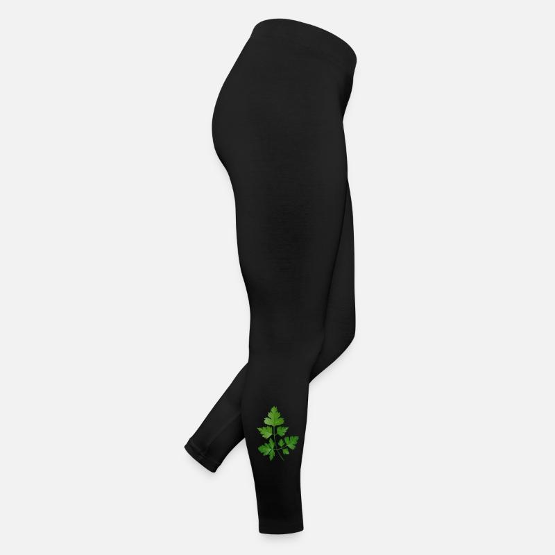 branche de persil dessiné à la main Legging en jersey Femme