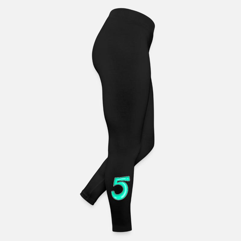 5 Number Number Motif Women’s Jersey Leggings