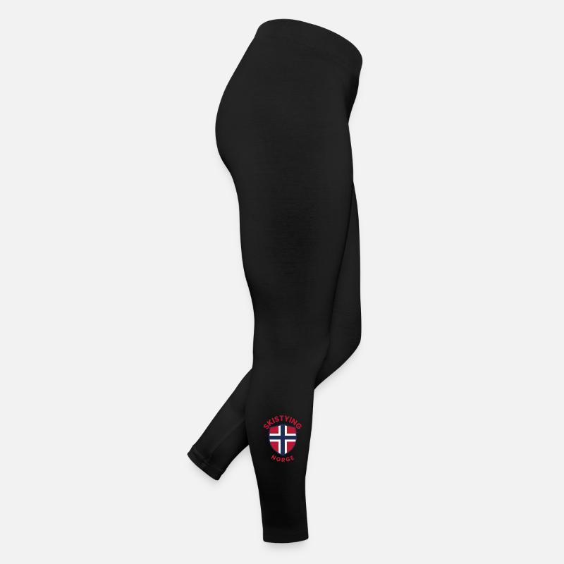 Norway's Ski Style Shield Women’s Jersey Leggings