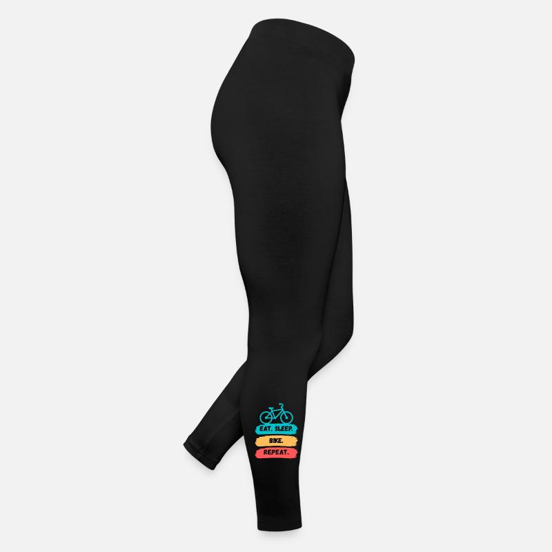 Eat Sleep Bike Repeat Women’s Jersey Leggings