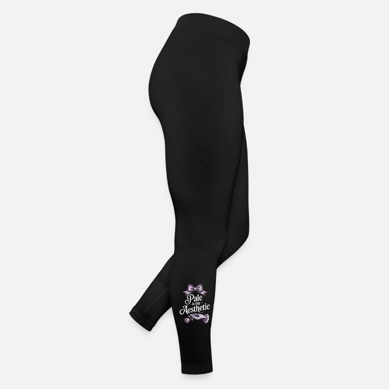 Rose Bow Esthétique Pâle Legging en jersey Femme