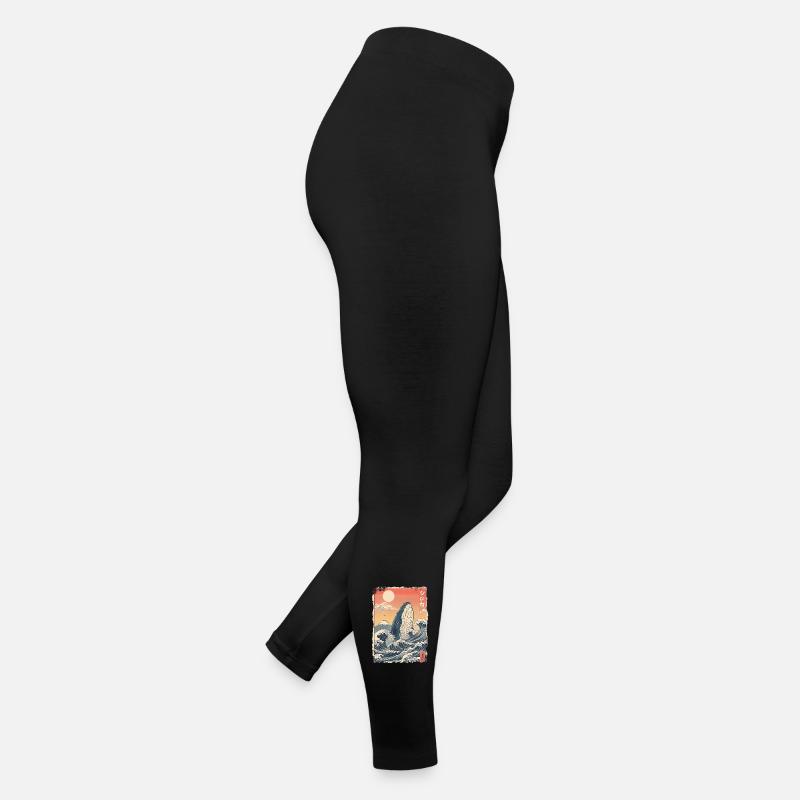 Kawaii Wal Frauen Jersey Leggings