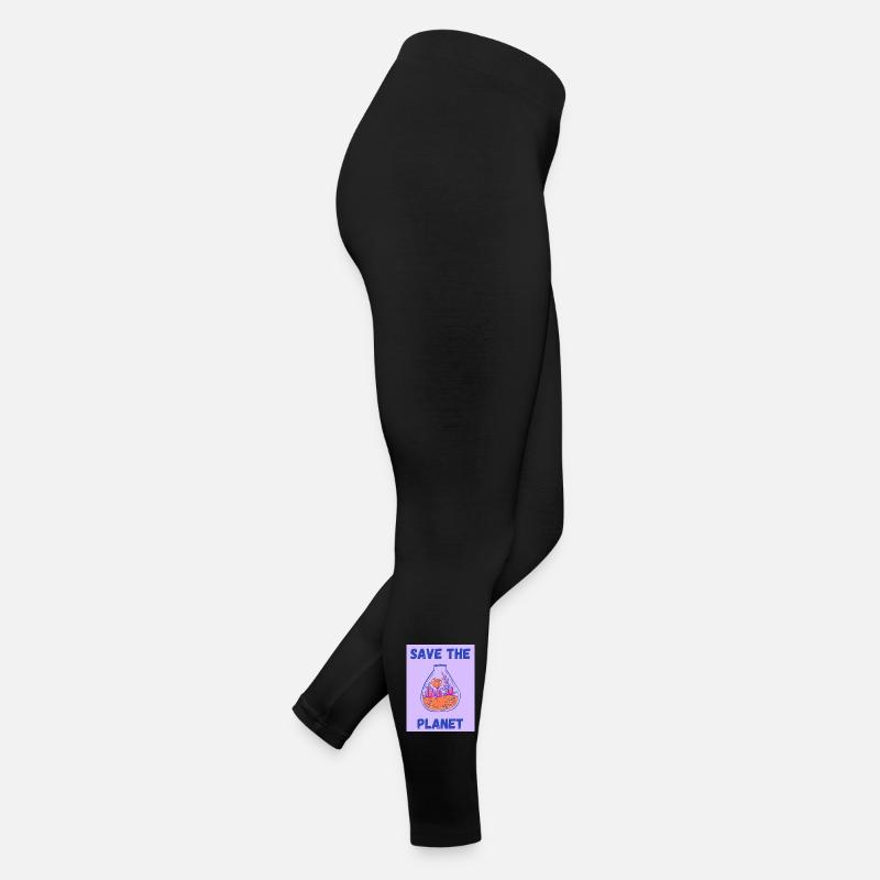 ECOLOGY. PLANET. NATURE. GARDEN. TREE. FLOWER Women’s Jersey Leggings