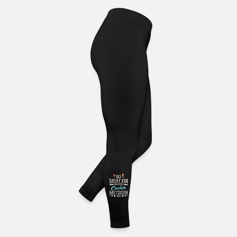 So sieht ein richtig cooler Metzger aus Frauen Jersey Leggings