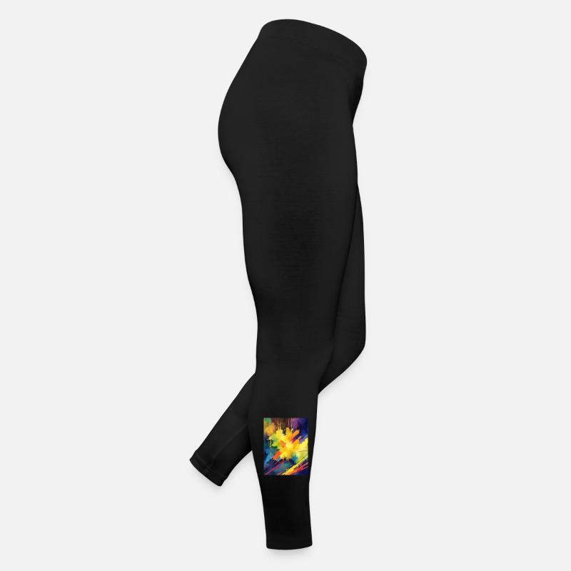 Explosion de couleurs Résumé Legging en jersey Femme