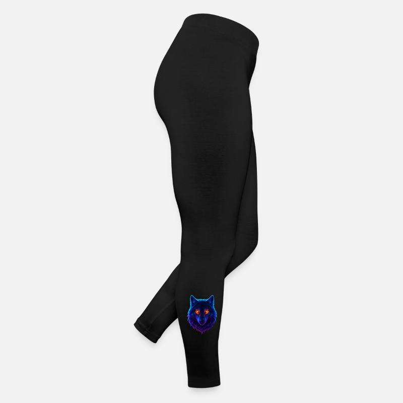 Neon Wolf's Aurora Eyes Women’s Jersey Leggings