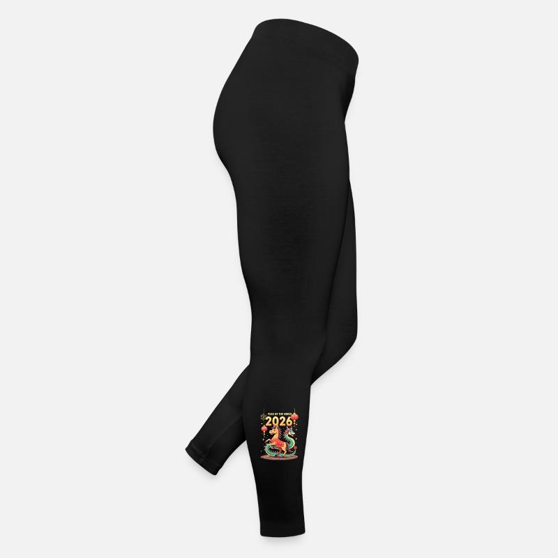 Nouvel An chinois du cheval 2026 Legging en jersey Femme