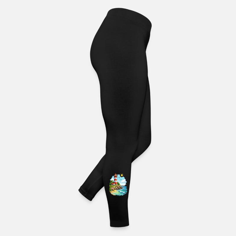 Phare Paradis Côtier Legging en jersey Femme