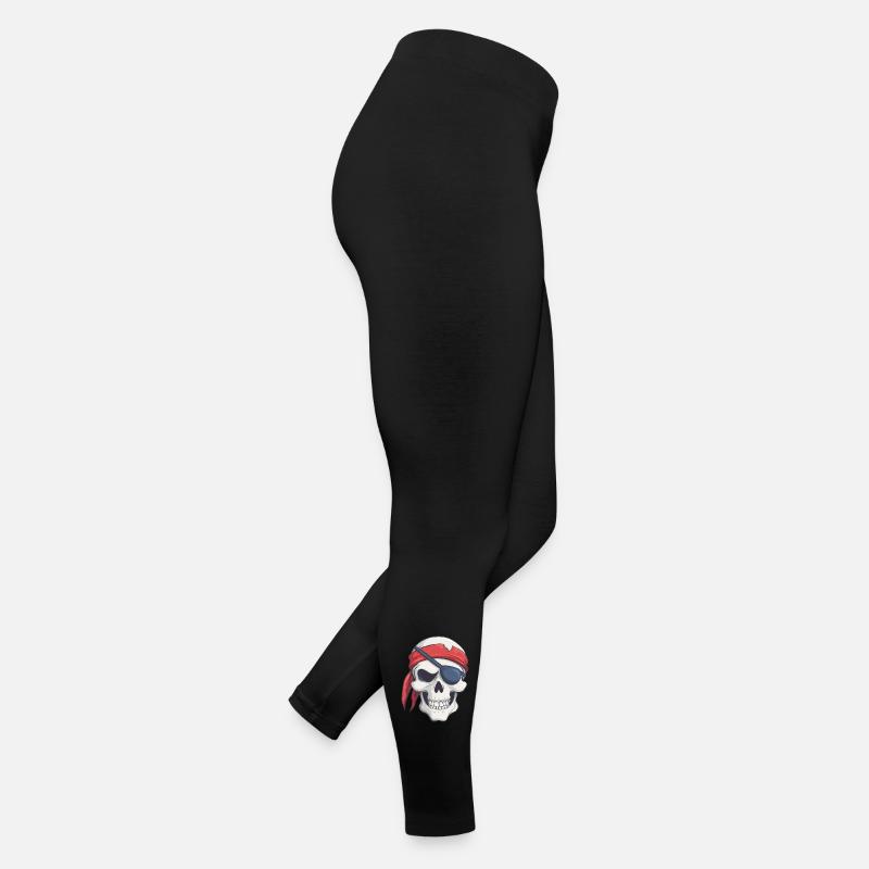 Pirate avec bandana et cache-œil Legging en jersey Femme