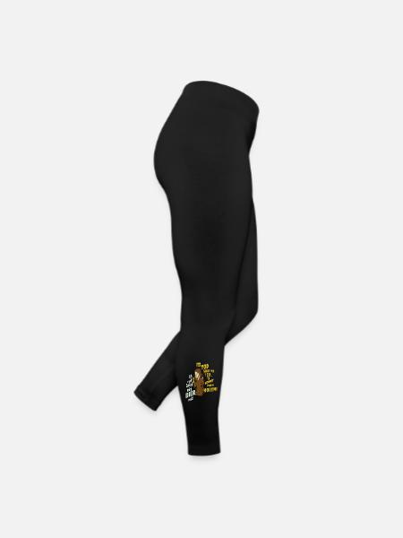 Funny grim reaper - Women’s Jersey Leggings - black - Right