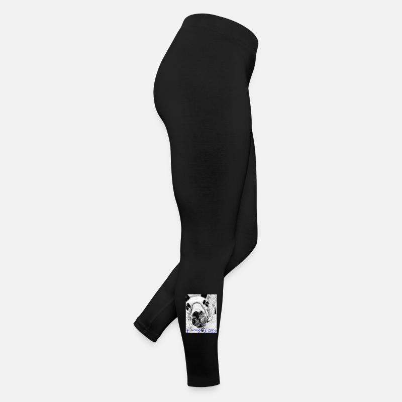 ALPACA, i packs ned, I don't pack that, puns - Women’s Jersey Leggings - black