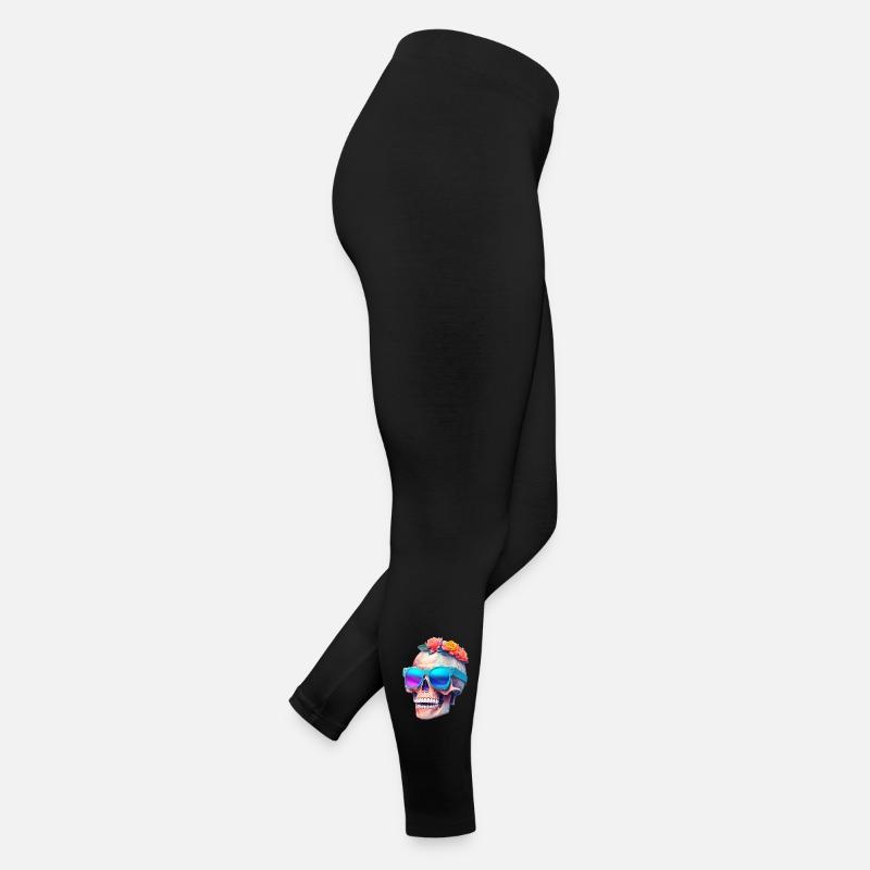 Crâne Legging en jersey Femme