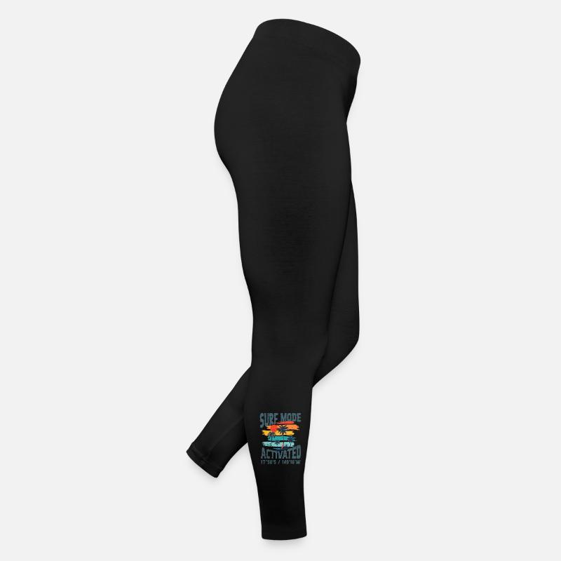 Surf-Modus aktiviert Frauen Jersey Leggings