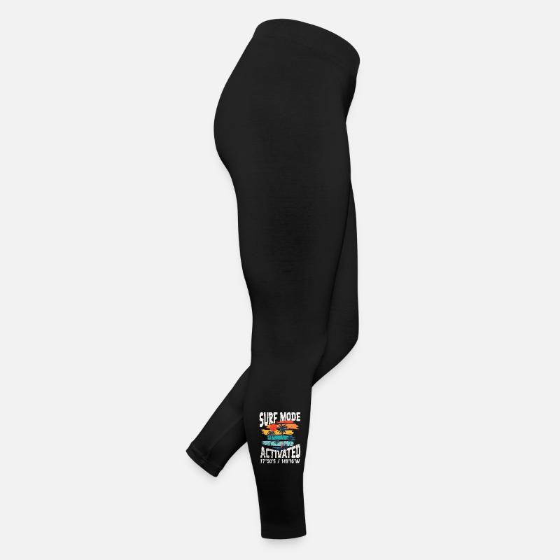 Surf mode activated Copy - Legging en jersey Femme - noir