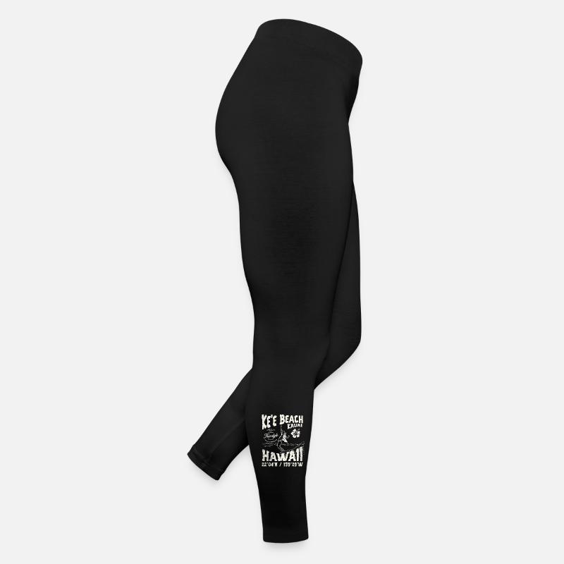 Plage de Hawaii Surf Pêche T-shirt Legging en jersey Femme