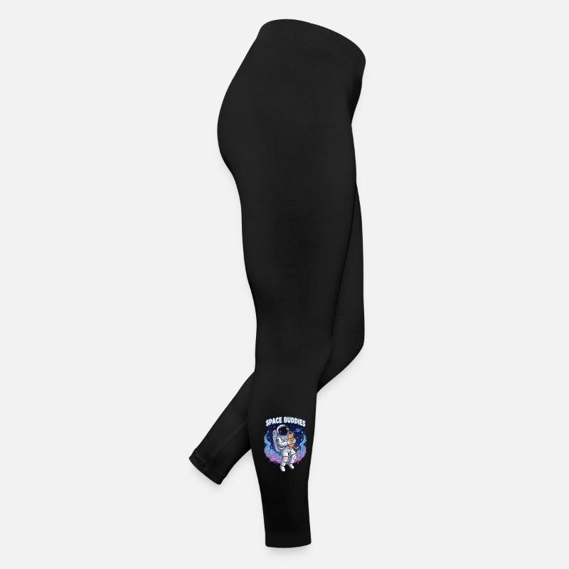 Space Buddies Katzenastronaut Frauen Jersey Leggings