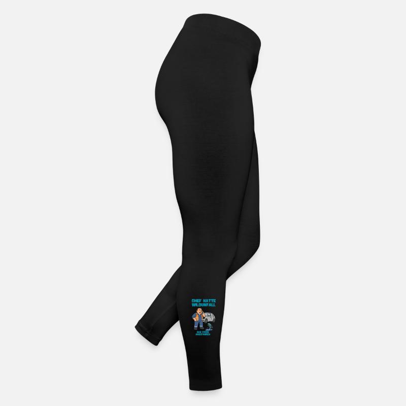 Chef Wildunfall mit Fisch  Frauen Jersey Leggings