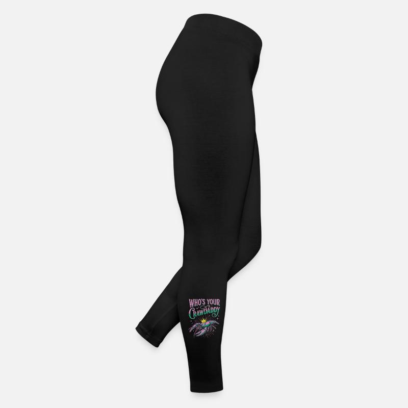 Qui est ton écrevisse, drôle Mardi Gras Legging en jersey Femme