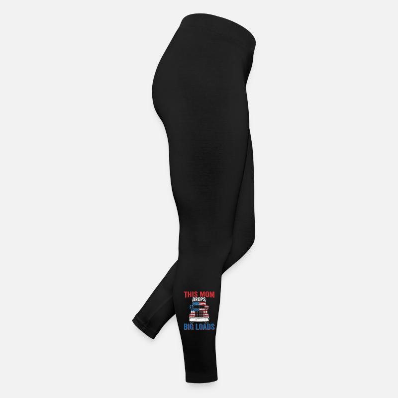 Lkw-Fahrer, US-Sattelzugfahrerin, Mutter Frauen Jersey Leggings