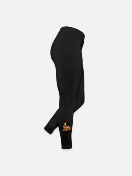 Rente ab 95 - Frauen Jersey Leggings - Schwarz - Rechts