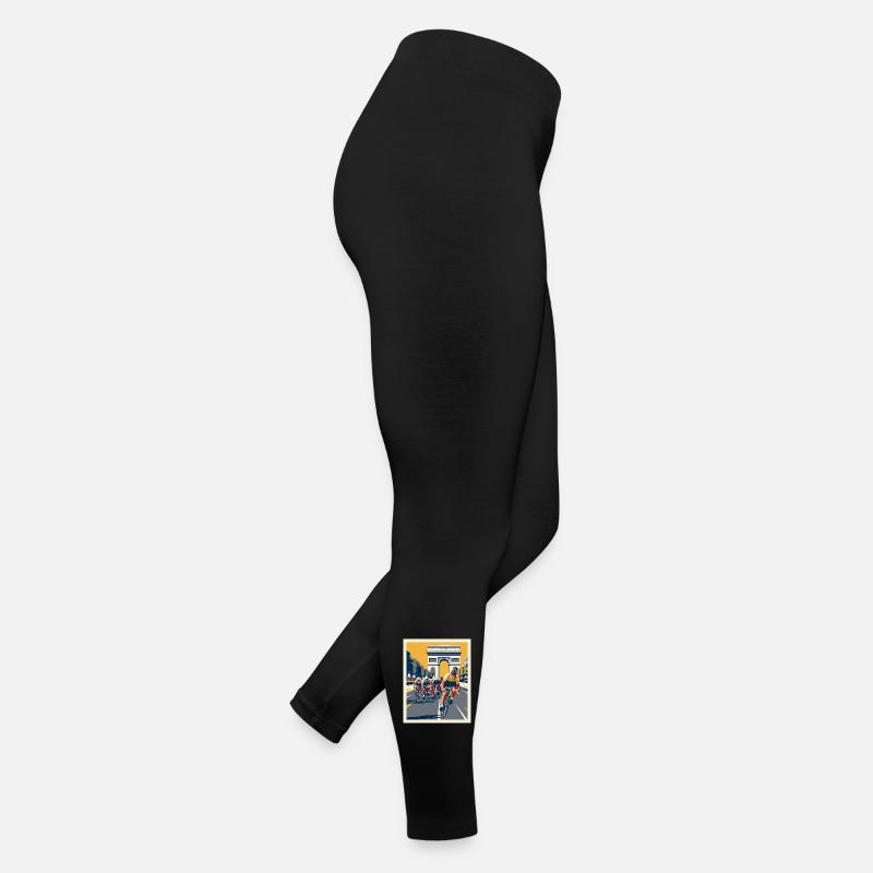 Paris Sprint – Radfahrer-Erinnerung Frauen Jersey Leggings