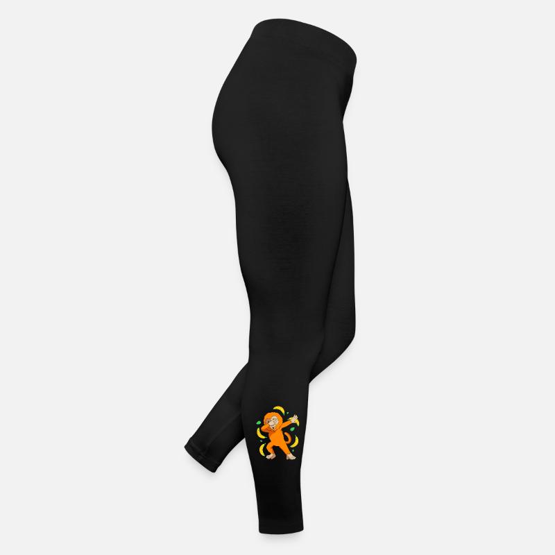 Tamarin Singe Singe Singe Face de Singe Legging en jersey Femme