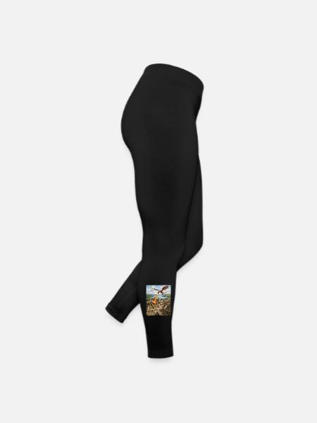 Dragon Attack - Women’s Jersey Leggings - black - Right