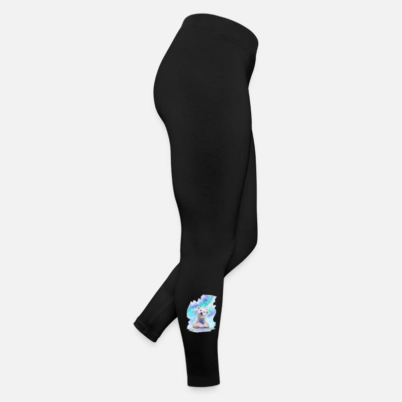 Eisbär - Frauen Jersey Leggings - Schwarz