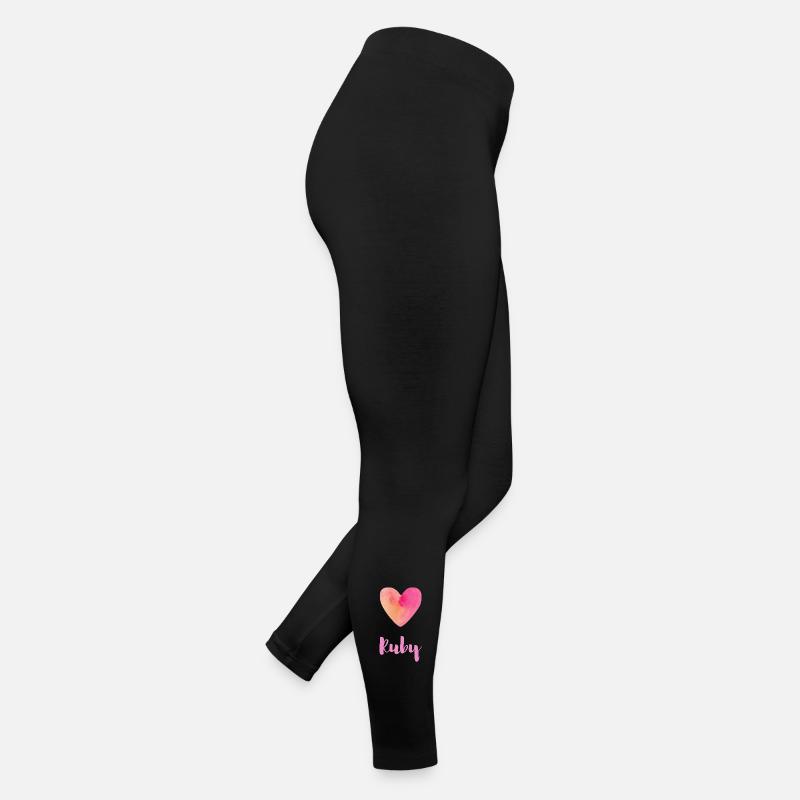 Nom Ruby beau nom de jeune fille pour fille prénom Legging en jersey Femme