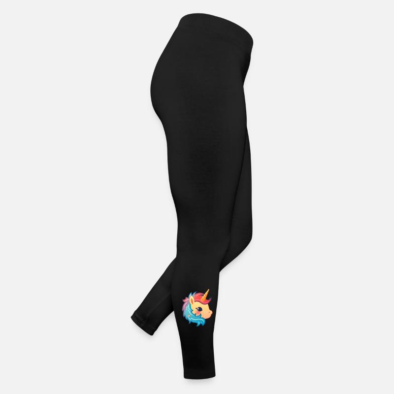 Licorne mignonne | Conception de licorne | Illustration Legging en jersey Femme