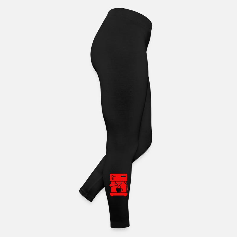 Siebträger Kaffeemaschine Icon Frauen Jersey Leggings