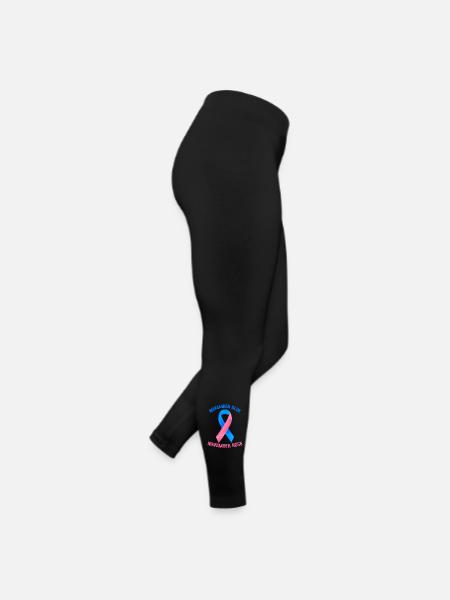 November Blue November Rose - Women’s Jersey Leggings - black - Right