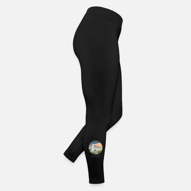 Hygge Leuchtturm Frauen Jersey Leggings