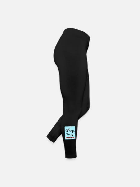Family Pack - Frauen Jersey Leggings - Schwarz - Rechts