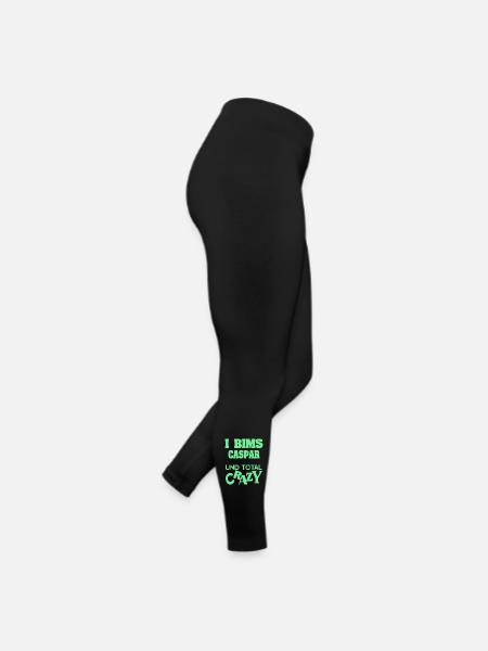 Caspar le Fou - Legging en jersey Femme - noir - Droite