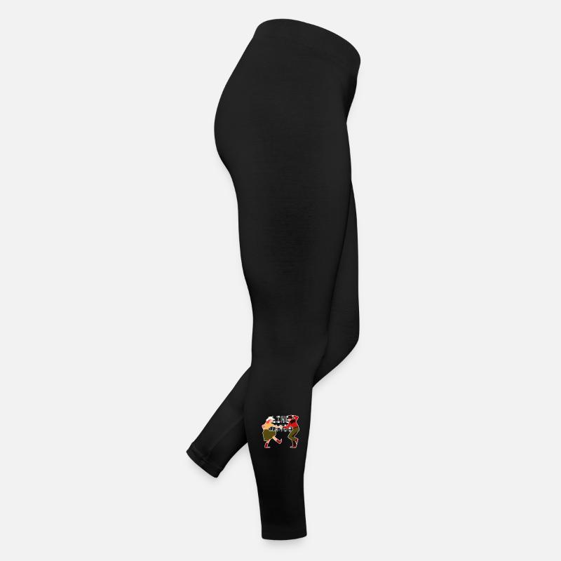 Line Dance - Women’s Jersey Leggings - black