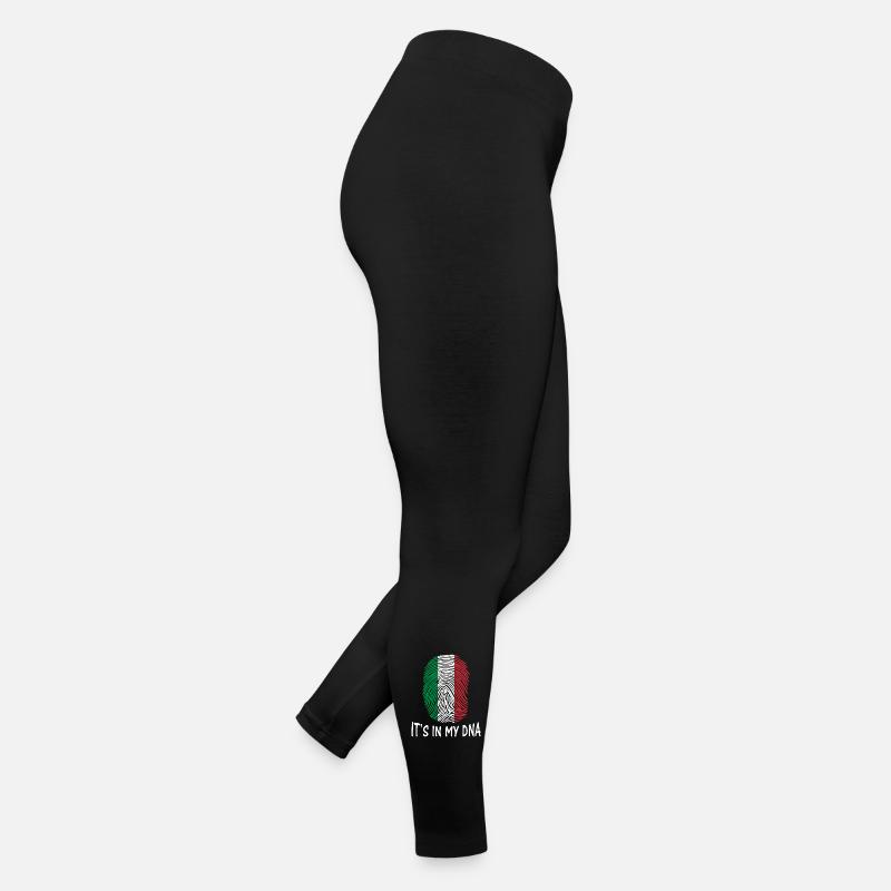 drapeau de l'Italie empreinte digitale ADN drapeau de l'Italie Legging en jersey Femme