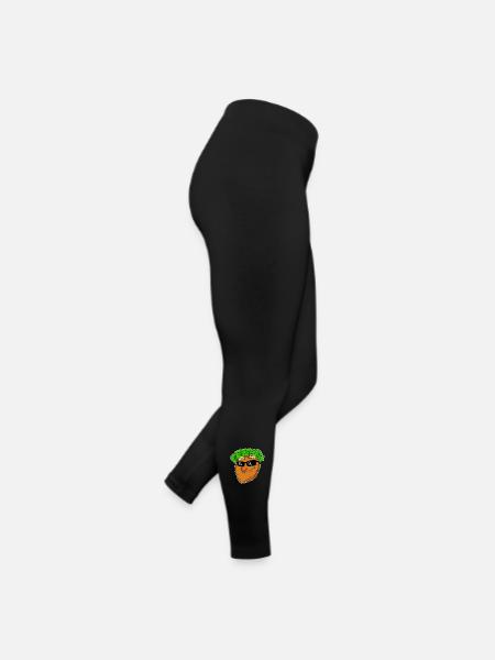 Cool escalopes avec lunettes de soleil - Legging en jersey Femme - noir - Droite