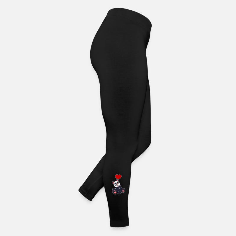 Cœur de panda Legging en jersey Femme
