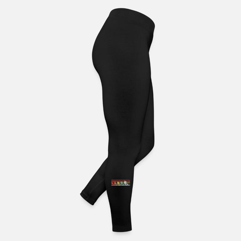 Wakeboard Wakeboarder - Frauen Jersey Leggings - Schwarz