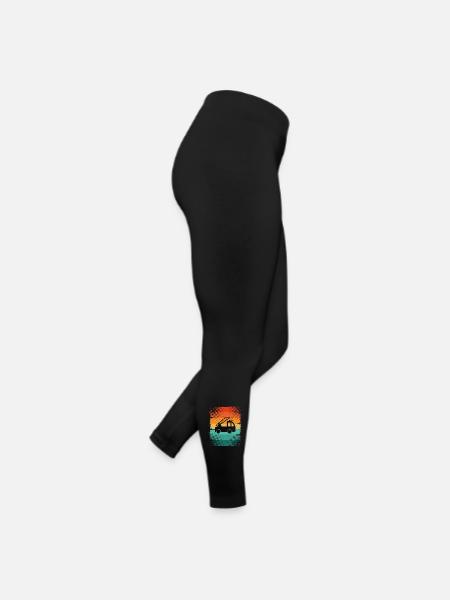 Pompiers - Legging en jersey Femme - noir - Droite