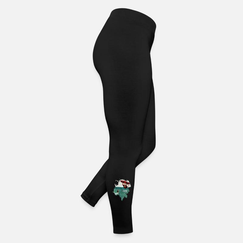 Kite Boarding | Kiting | Kite Surfing - Women’s Jersey Leggings - black