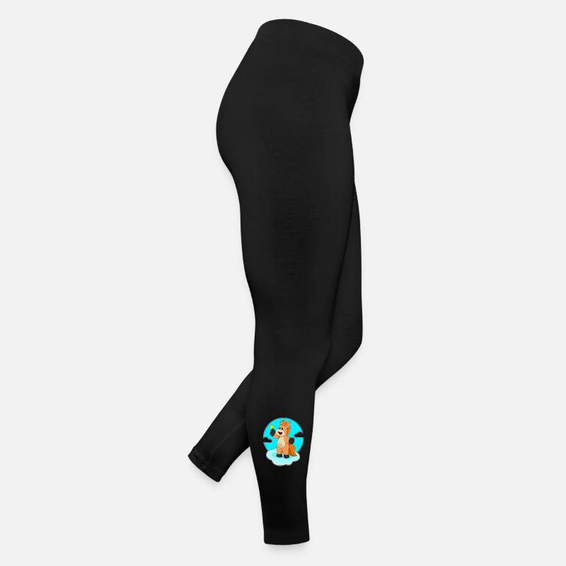 Nuages de cheval Legging en jersey Femme