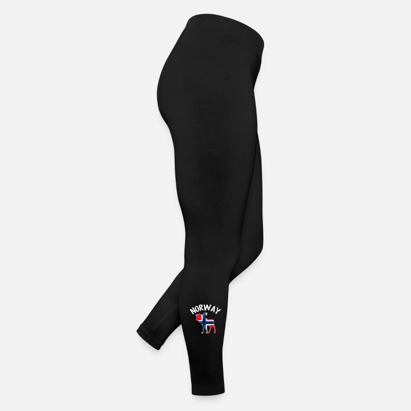Norwegen Frauen Jersey Leggings