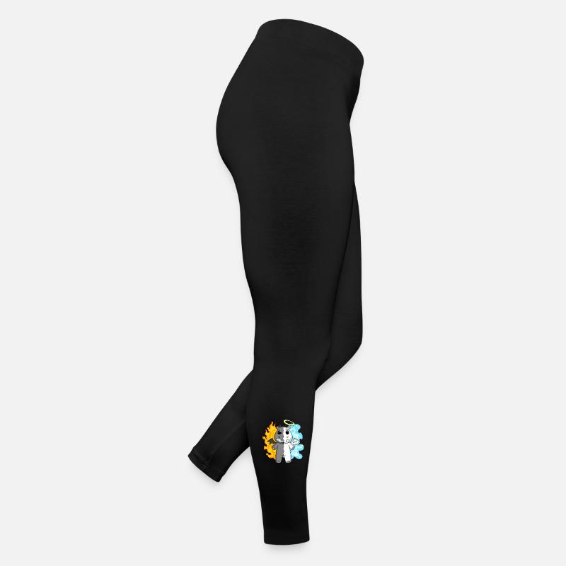 Nilpferd - Engel und Teufel Frauen Jersey Leggings