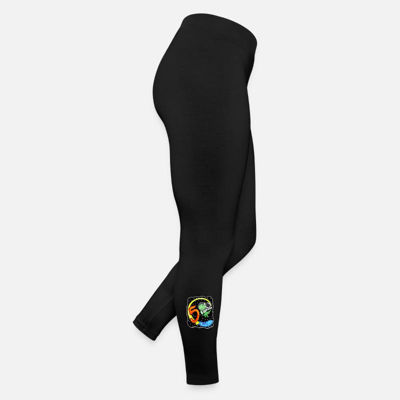 Jeune astronaute dinosaure de 5 ans Legging en jersey Femme