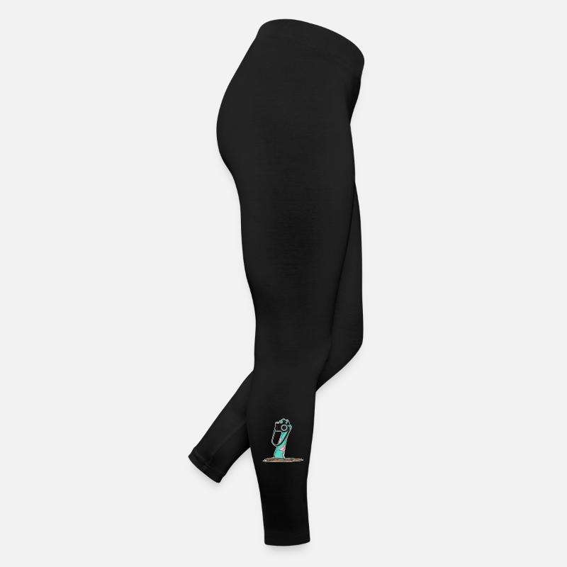 Zombie Camera Photographer Women’s Jersey Leggings